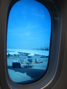 The window at one of the levels of dimness, this was probably the 3rd or 2nd to last level