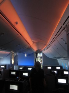 the Forward BusinessFirst cabin 