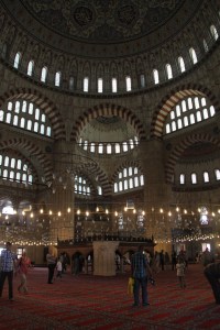 interior of the mosque