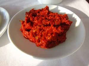 Turkish chili paste is delicious