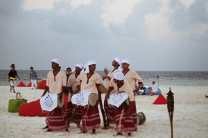 Maldivian fisherman's dance, to bid good luck and a good catch.