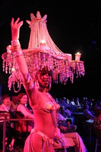 a dancer at the famous Tropicana show in Havana.